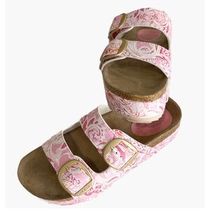 Simply Southern Paisley Birkenstocks Style Sandals Size 9